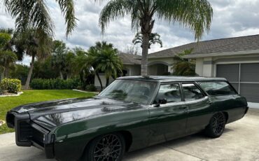 Pontiac-Catalina-Break-1969-Green-and-Gray-silver-green-and-beige-0-2