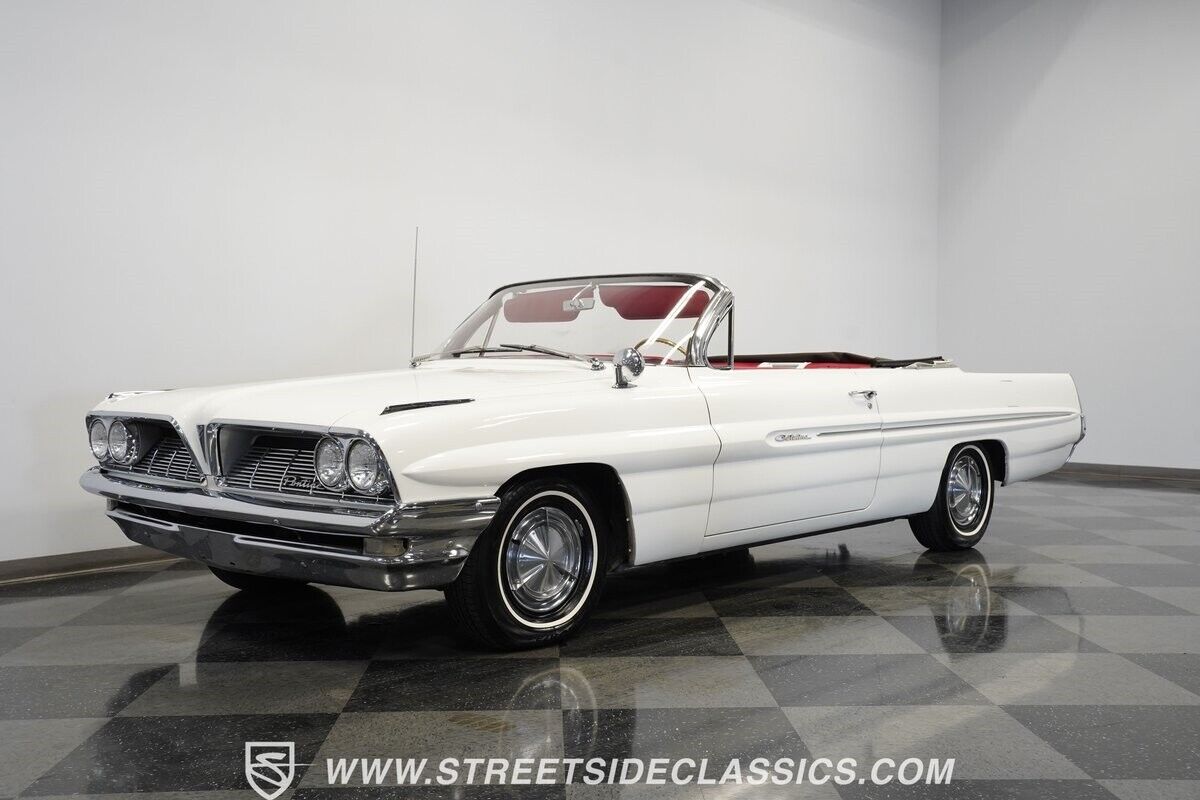 Pontiac-Catalina-Cabriolet-1961-White-Red-159853-5