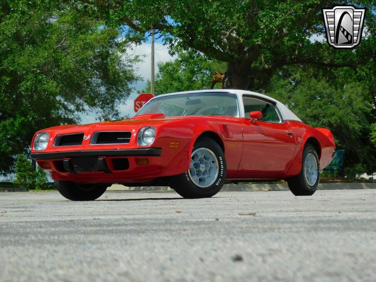 Pontiac-Firebird-Coupe-1974-Red-White-63835-2