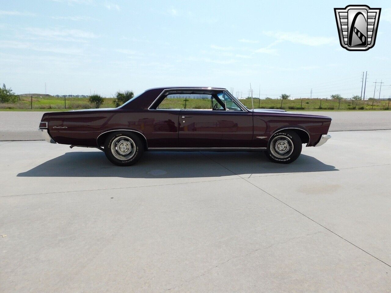 Pontiac-GTO-1965-Burgundy-Black-11526-3