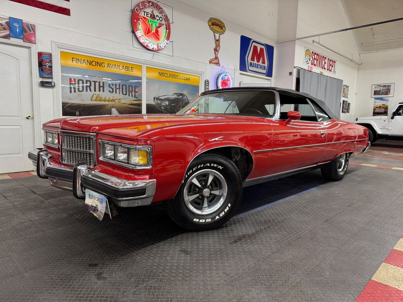 Pontiac-Grand-Ville-Cabriolet-1975-Red-Black-139660-4