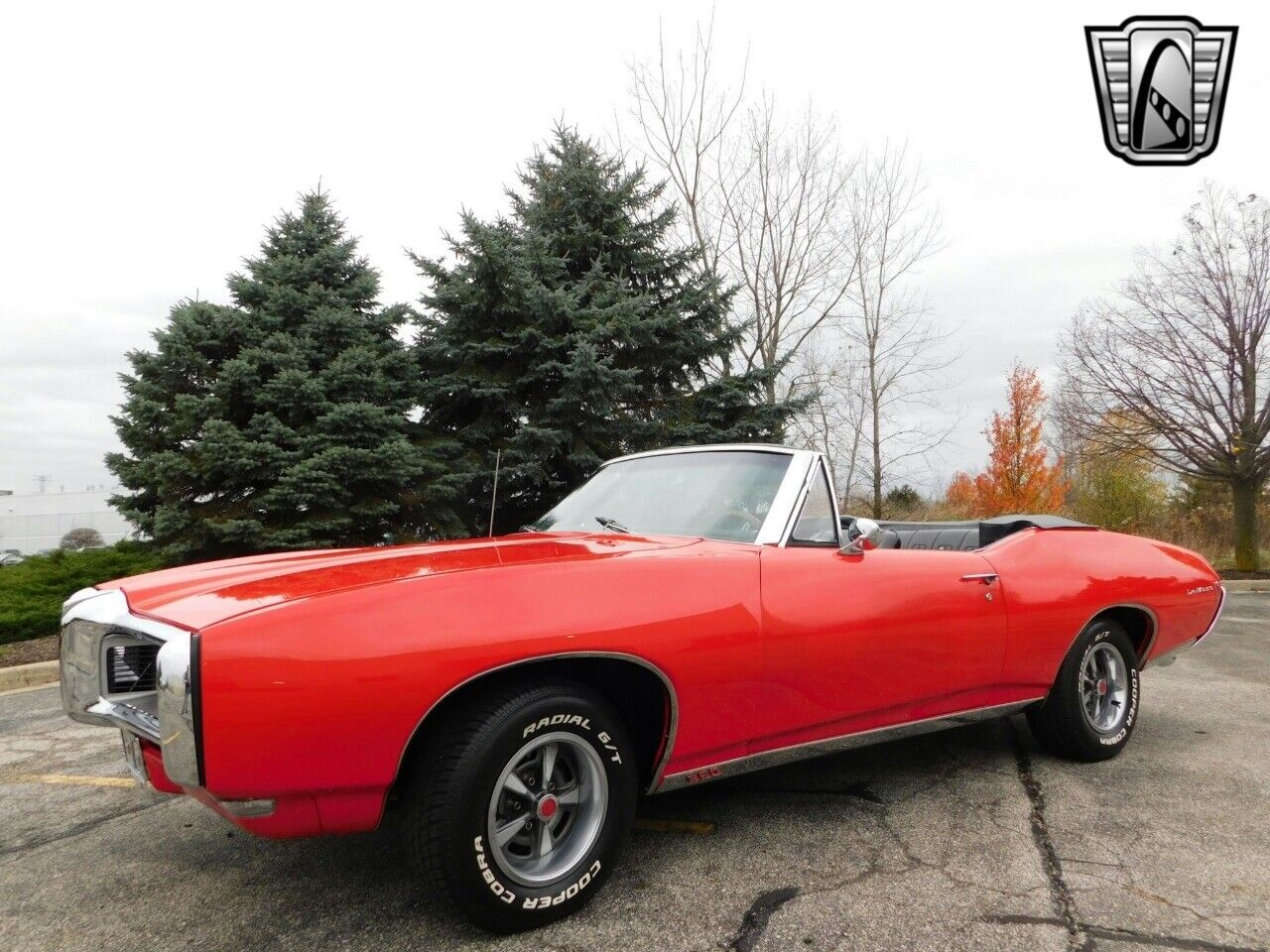 Pontiac-Le-Mans-Cabriolet-1968-Red-Black-68994-5