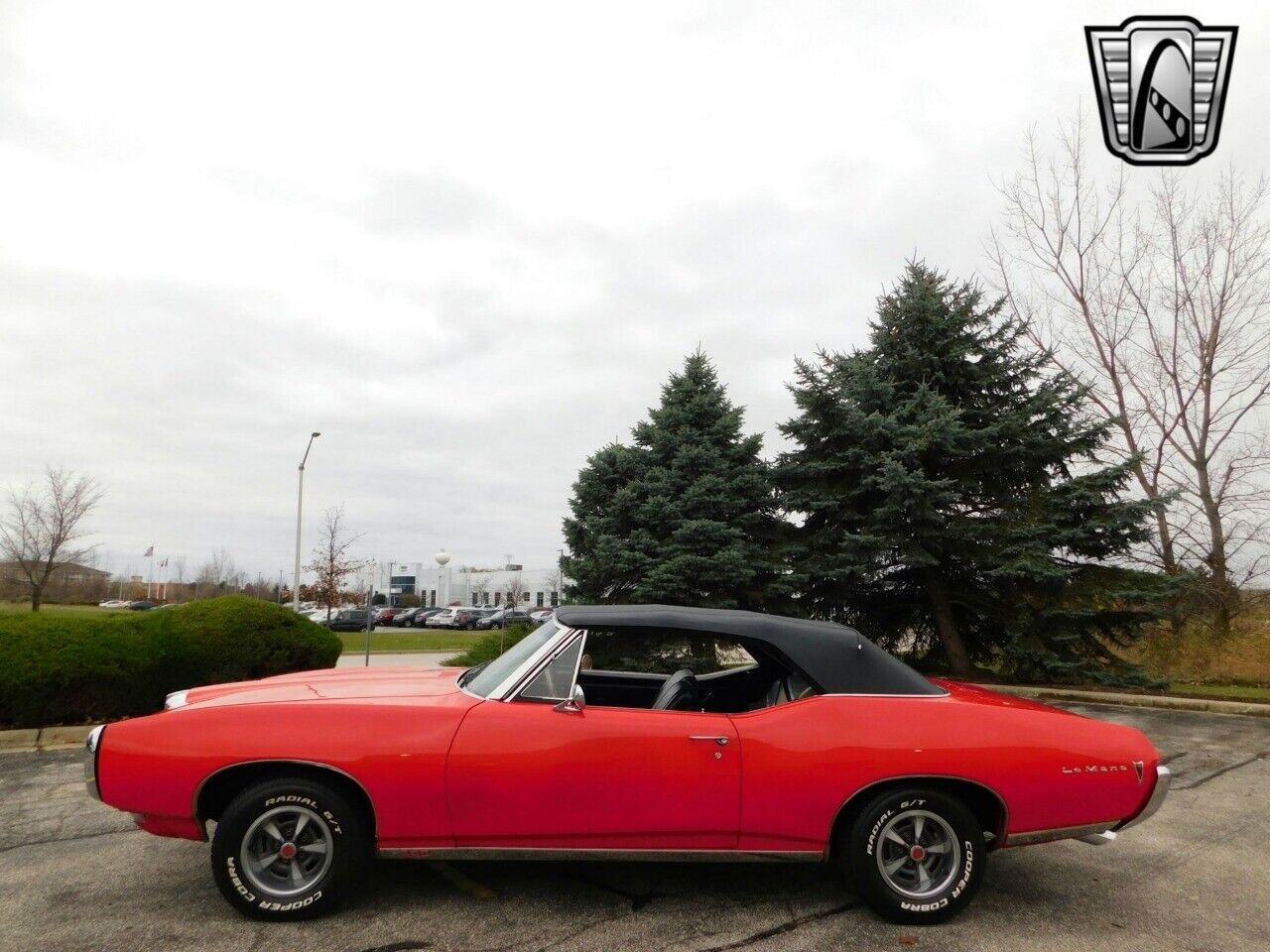 Pontiac-Le-Mans-Cabriolet-1968-Red-Black-68994-9