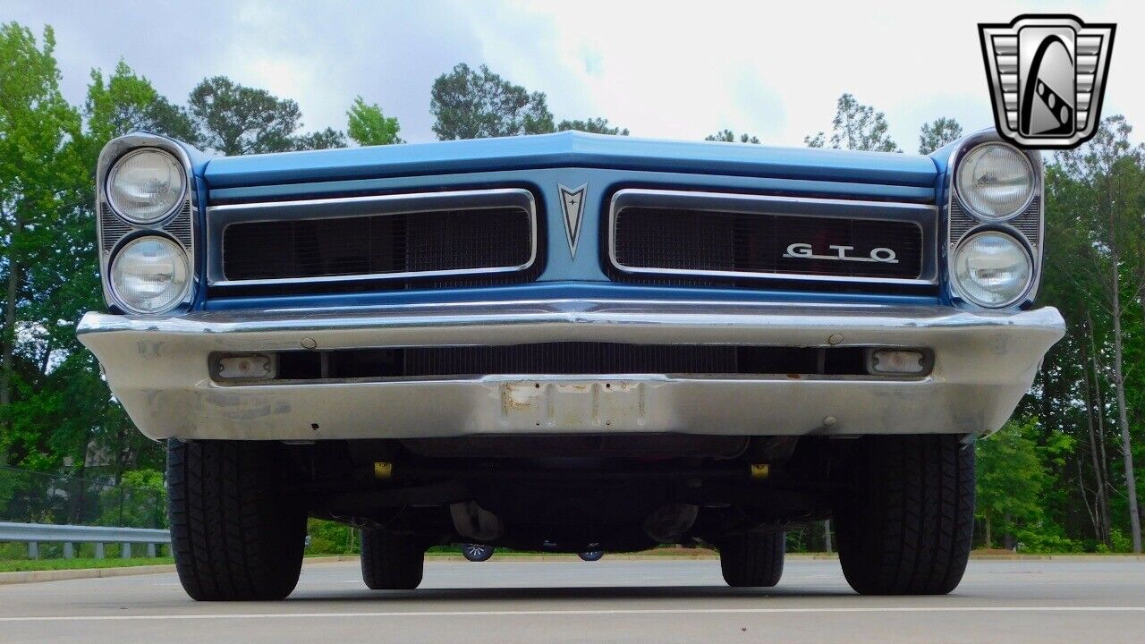 Pontiac-Lemanes-Cabriolet-1965-Blue-Black-39257-2