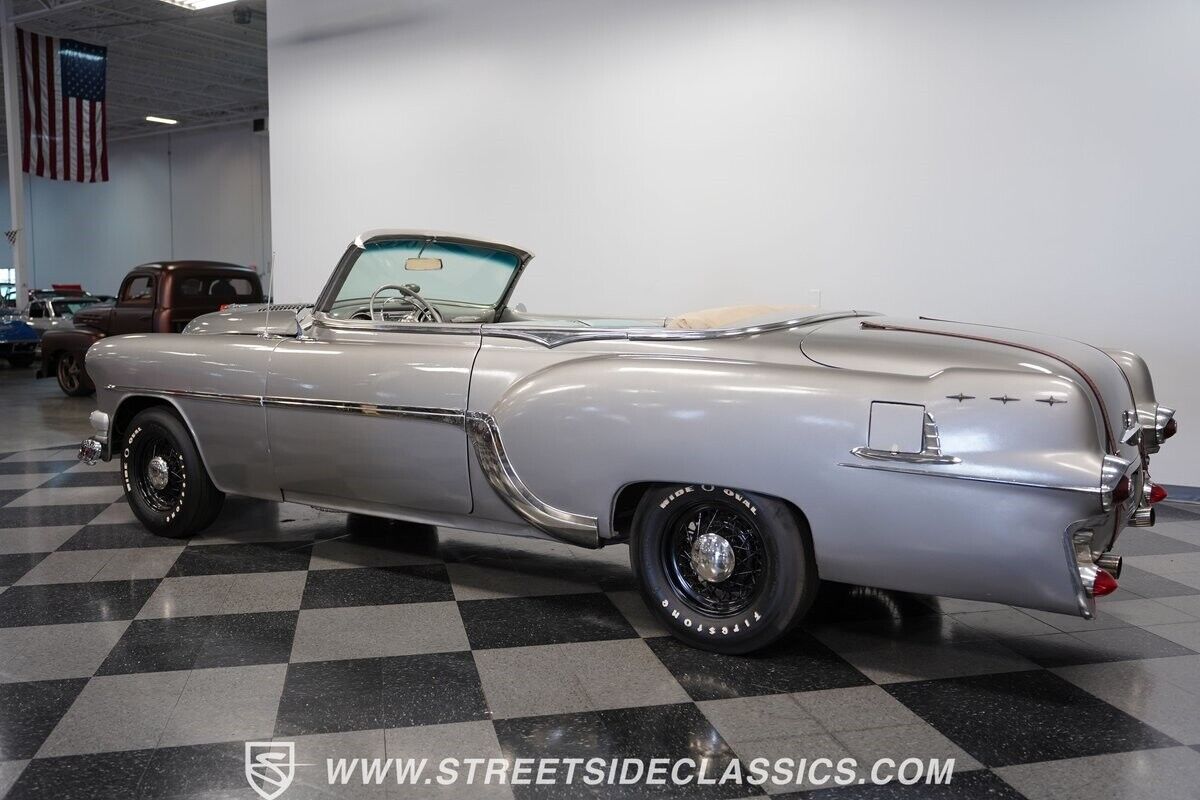 Pontiac-Star-Chief-Cabriolet-1954-Silver-Tan-27206-8