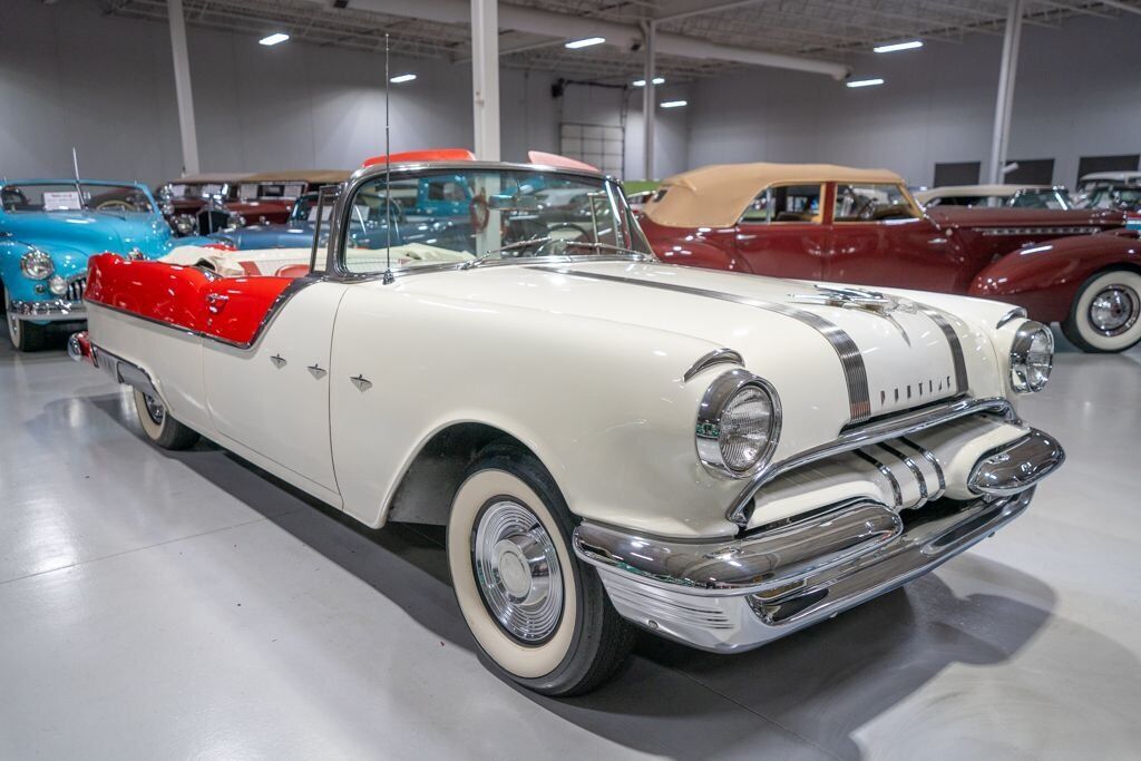 Pontiac-Star-Chief-Cabriolet-1955-Gray-Red-74324-22