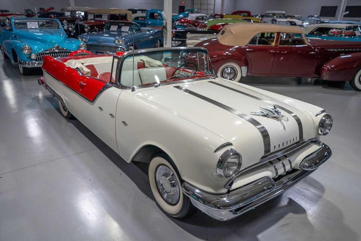 Pontiac-Star-Chief-Cabriolet-1955-Gray-Red-74324-6