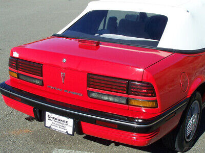 Pontiac-Sunbird-Cabriolet-1990-Red-Gray-168226-16