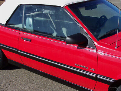 Pontiac-Sunbird-Cabriolet-1990-Red-Gray-168226-20