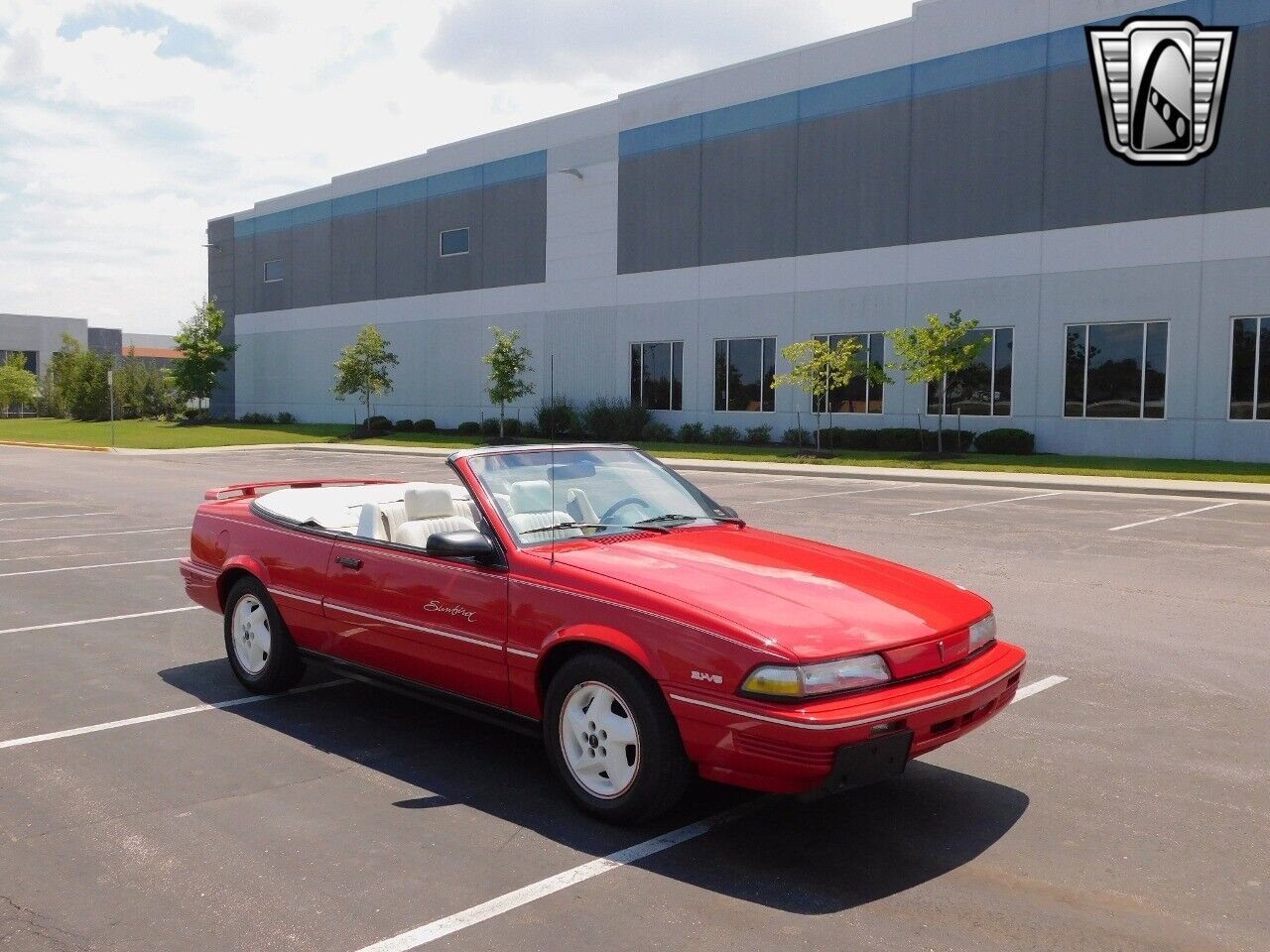 Pontiac-Sunbird-Cabriolet-1992-Red-White-150179-4