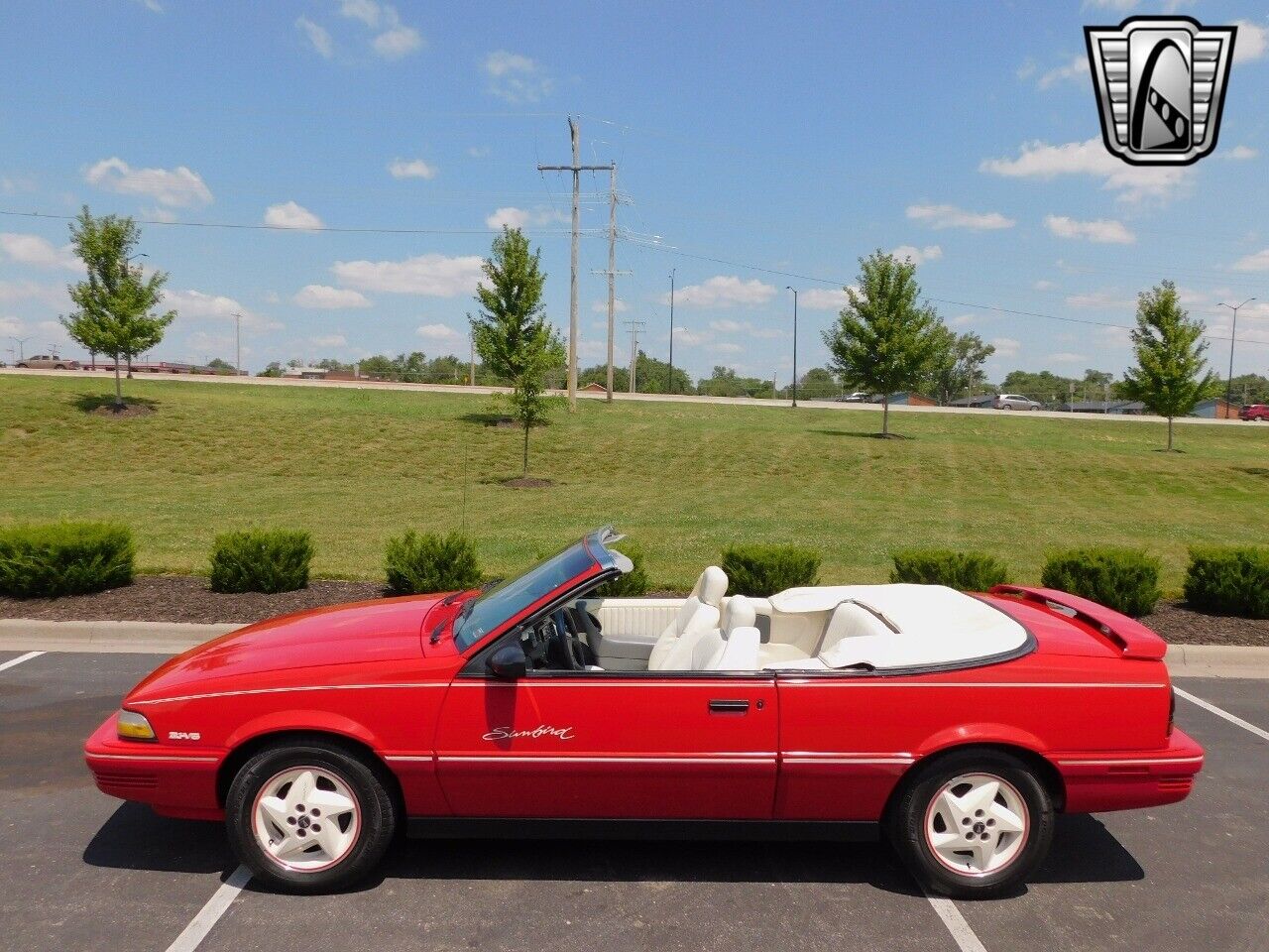 Pontiac-Sunbird-Cabriolet-1992-Red-White-150179-6