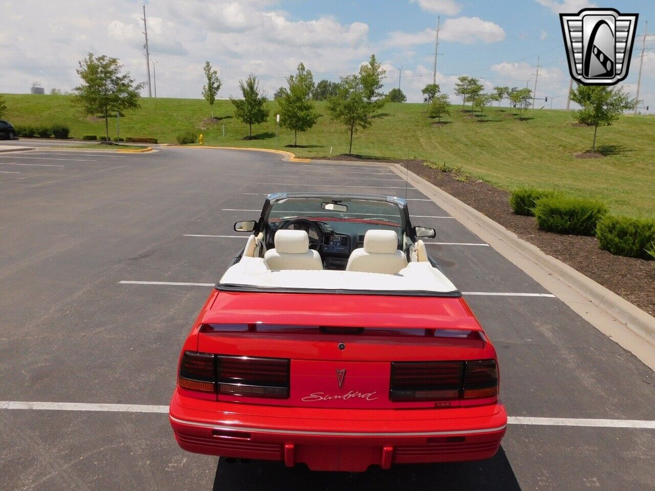 Pontiac-Sunbird-Cabriolet-1992-Red-White-150179-8