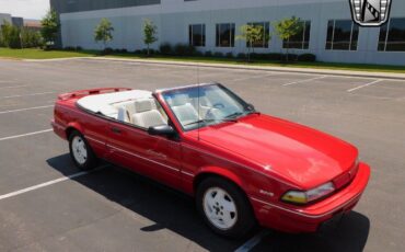 Pontiac-Sunbird-Cabriolet-1992-Red-White-150179-9