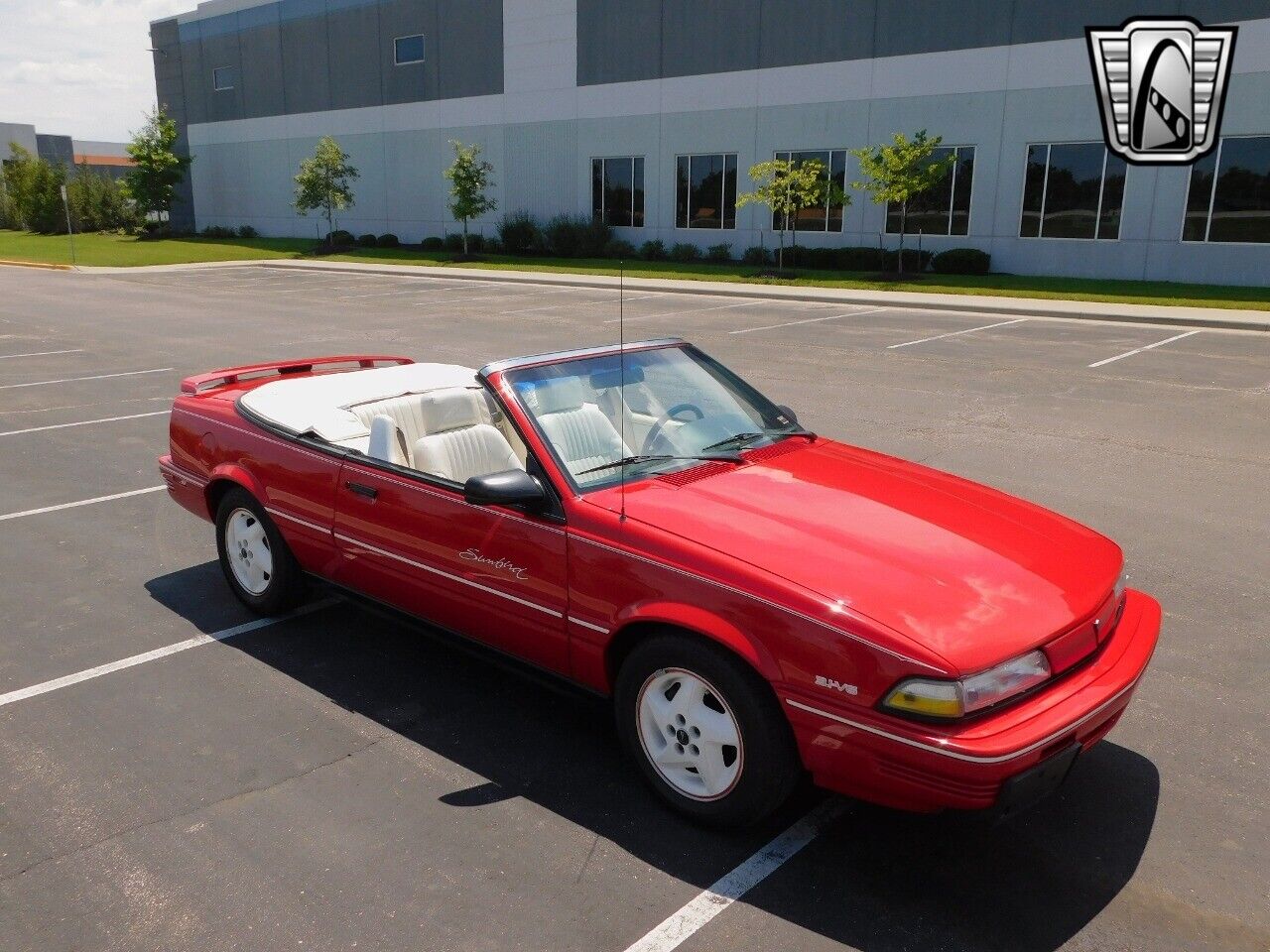 Pontiac-Sunbird-Cabriolet-1992-Red-White-150179-9