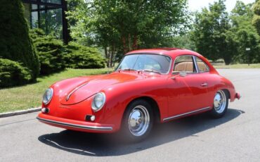 Porsche-356-1956-Red-Tan-0-1