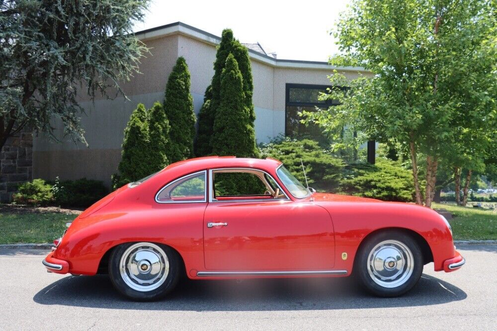 Porsche-356-1956-Red-Tan-0-2