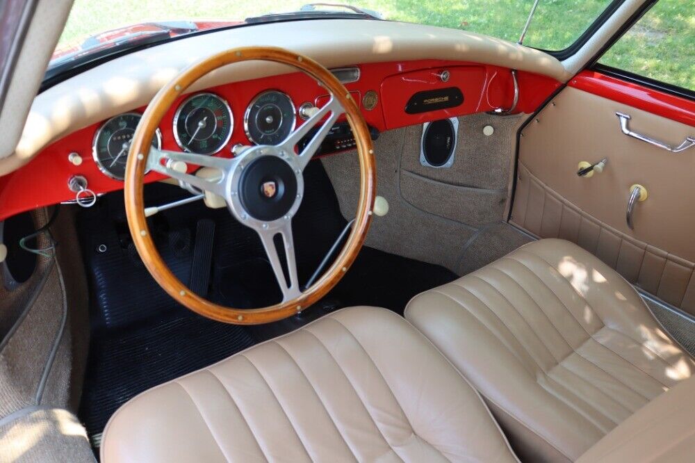 Porsche-356-1956-Red-Tan-0-6