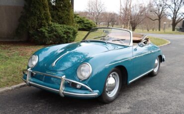 Porsche-356-1959-Blue-Tan-0-1