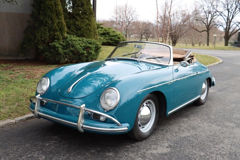 Porsche-356-1959-Blue-Tan-0-1