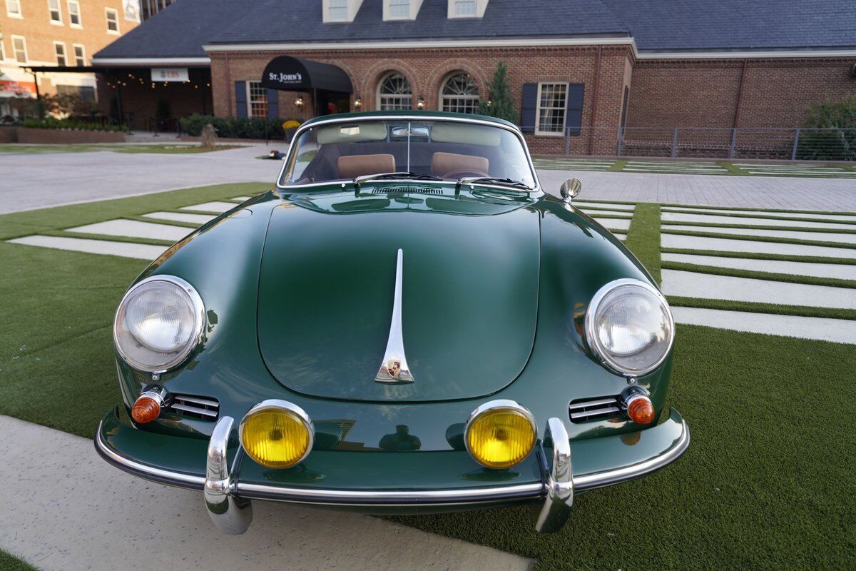 Porsche-356-1965-Green-Tan-146450-12