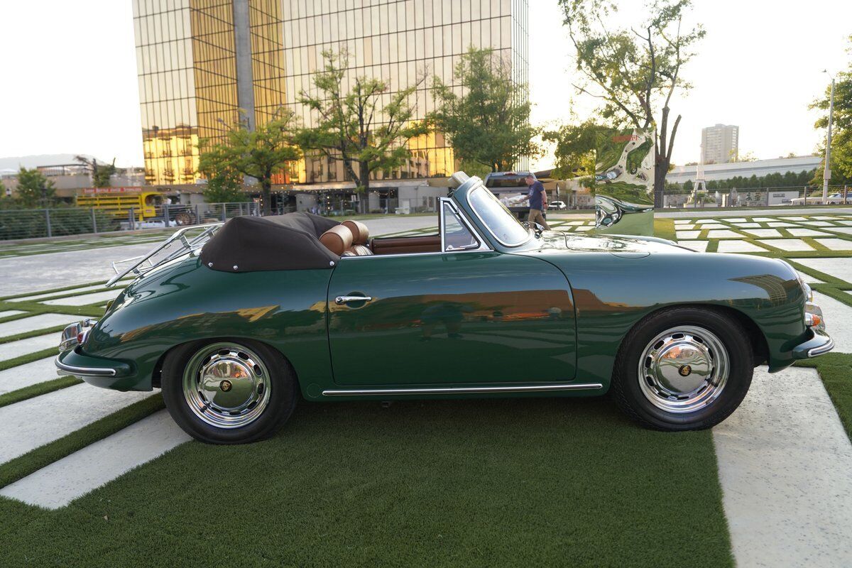 Porsche-356-1965-Green-Tan-146450-13