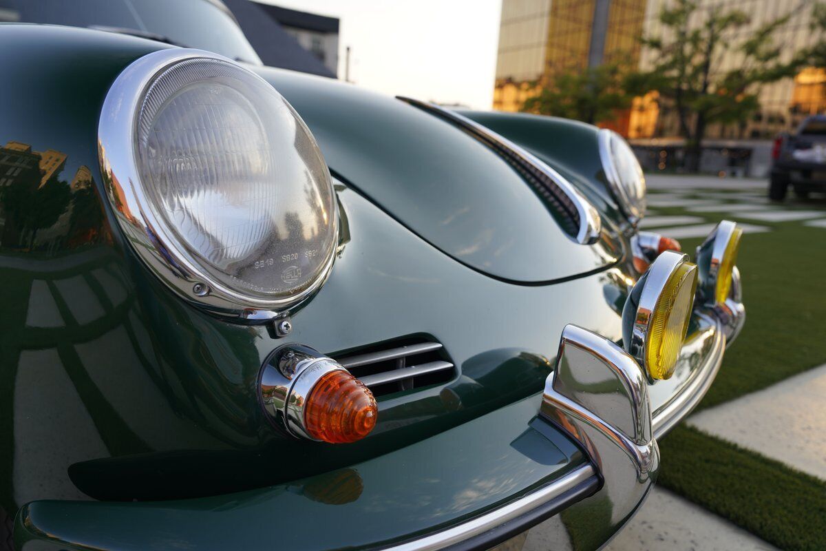 Porsche-356-1965-Green-Tan-146450-14