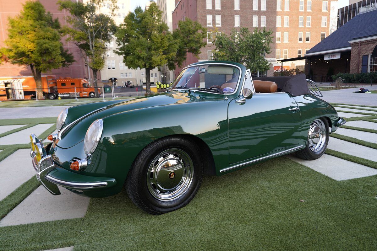 Porsche-356-1965-Green-Tan-146450-16