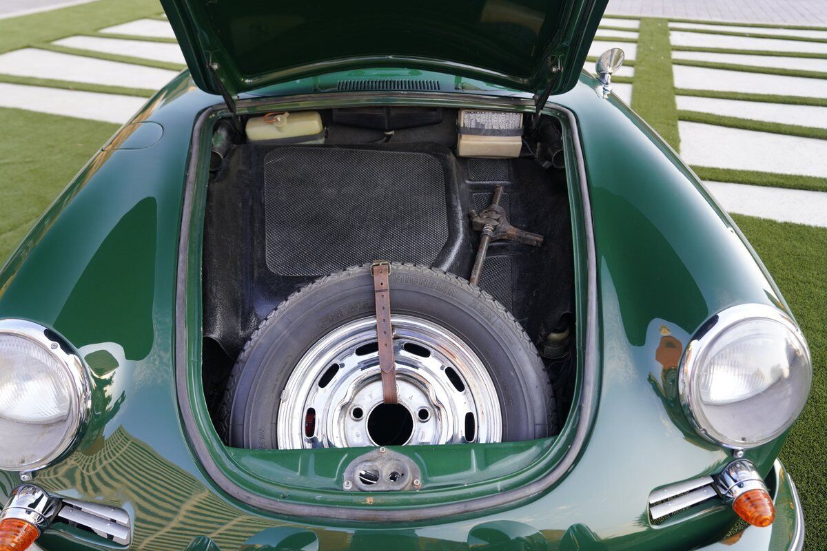 Porsche-356-1965-Green-Tan-146450-22