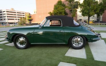 Porsche-356-1965-Green-Tan-146450-8