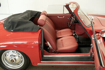 Porsche-356-Cabriolet-1960-Red-Red-129596-10