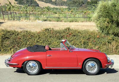 Porsche-356-Cabriolet-1960-Red-Red-129596-5