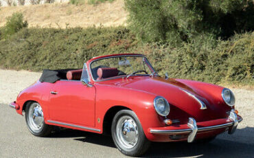 Porsche-356-Cabriolet-1960-Red-Red-129596-6