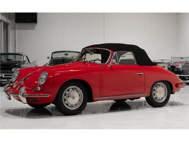 Porsche-356-Cabriolet-1963-Red-Black-24906-1