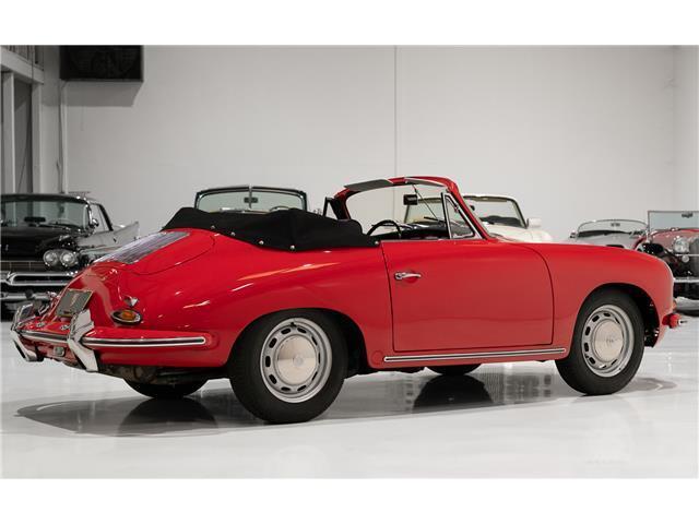 Porsche-356-Cabriolet-1963-Red-Black-24906-5