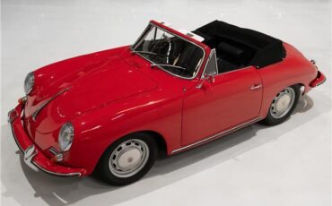 Porsche-356-Cabriolet-1963-Red-Black-24906-9