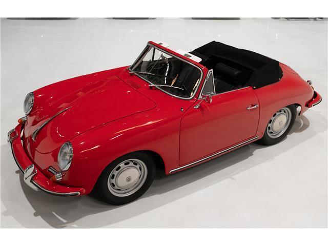 Porsche-356-Cabriolet-1963-Red-Black-24906-9