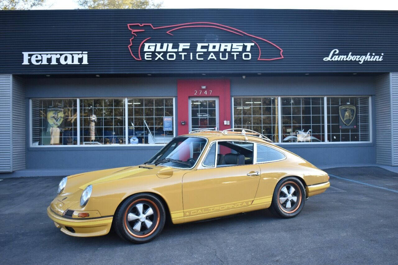 Porsche-911-Cabriolet-1968-Yellow-Black-0-1