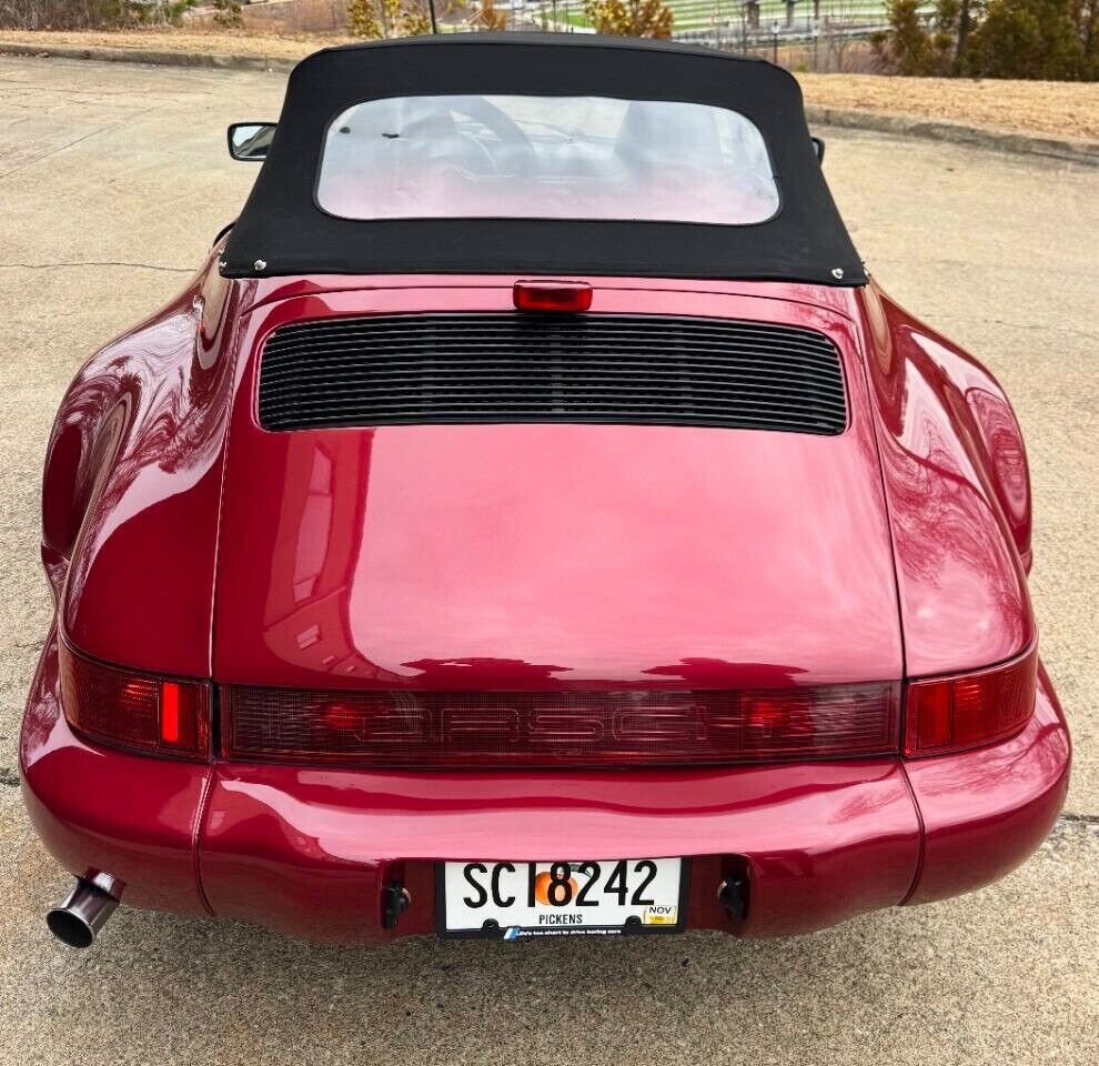 Porsche-911-Cabriolet-1982-Burgundy-Black-85311-5