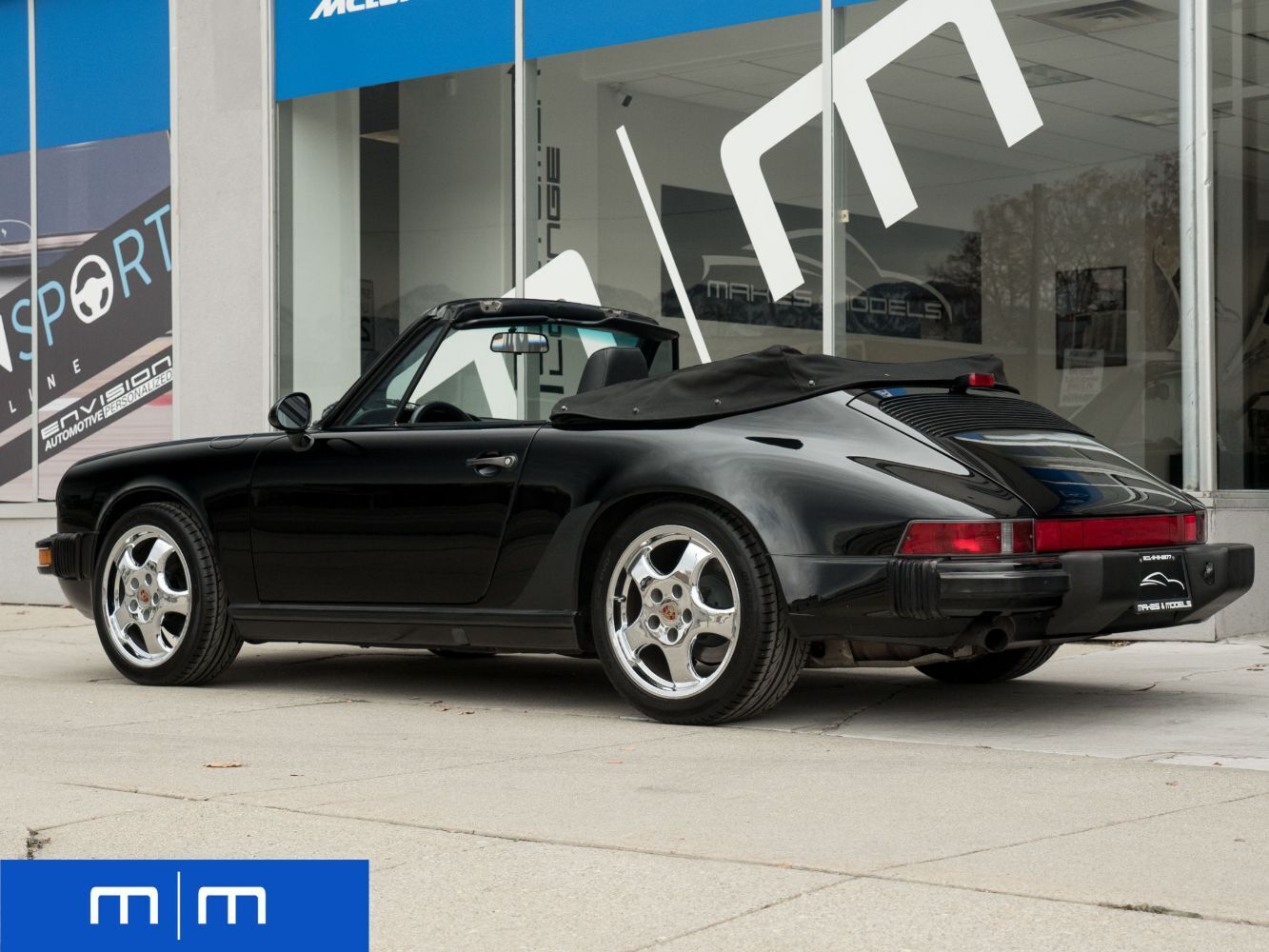 Porsche-911-Cabriolet-1987-Black-Black-130267-4