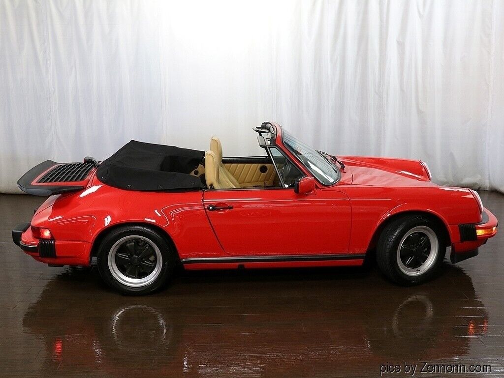 Porsche-911-Cabriolet-1988-Red-Tan-28230-9