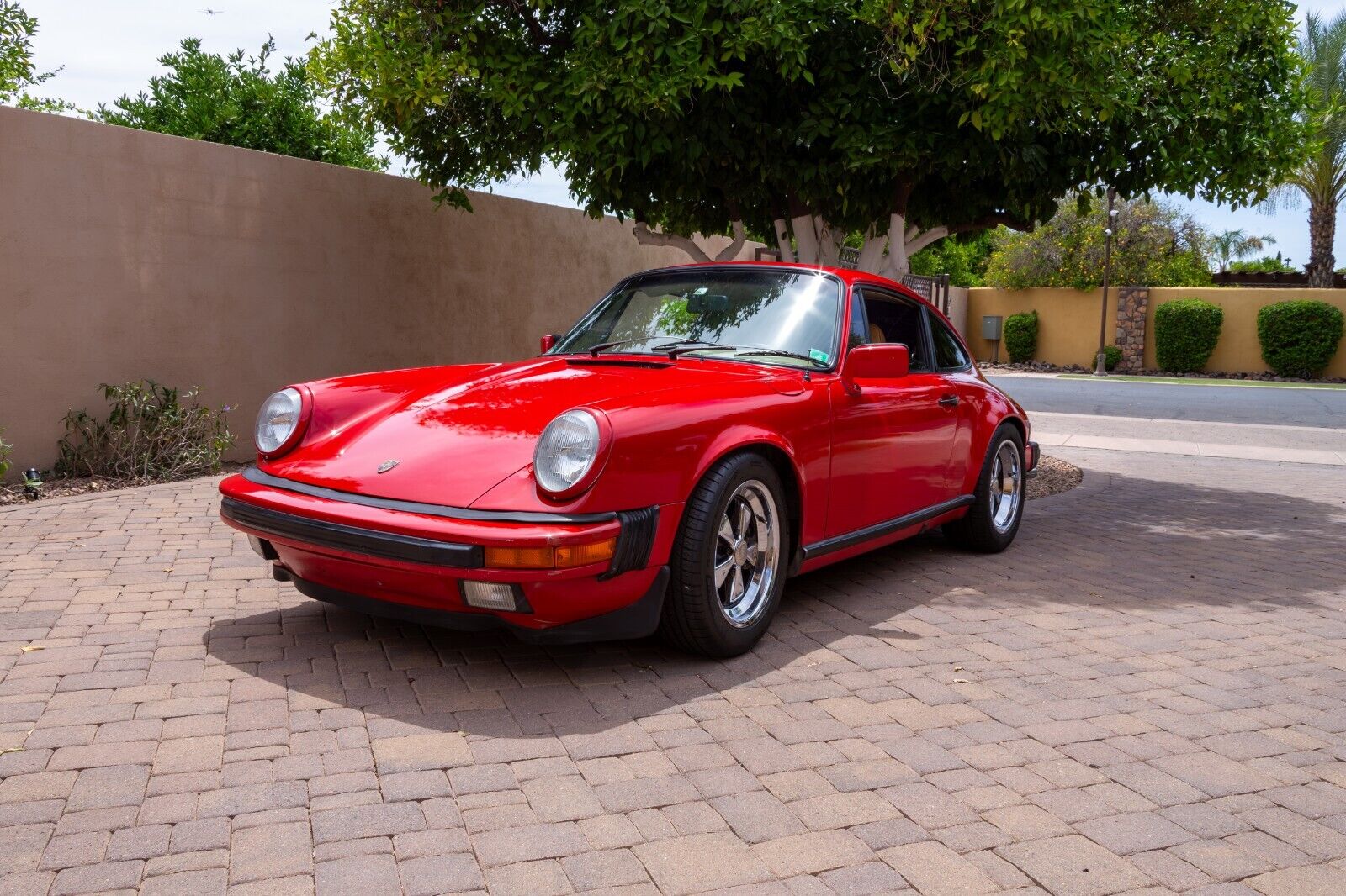 Porsche-911-Coupe-1979-Red-Tan-450132-1