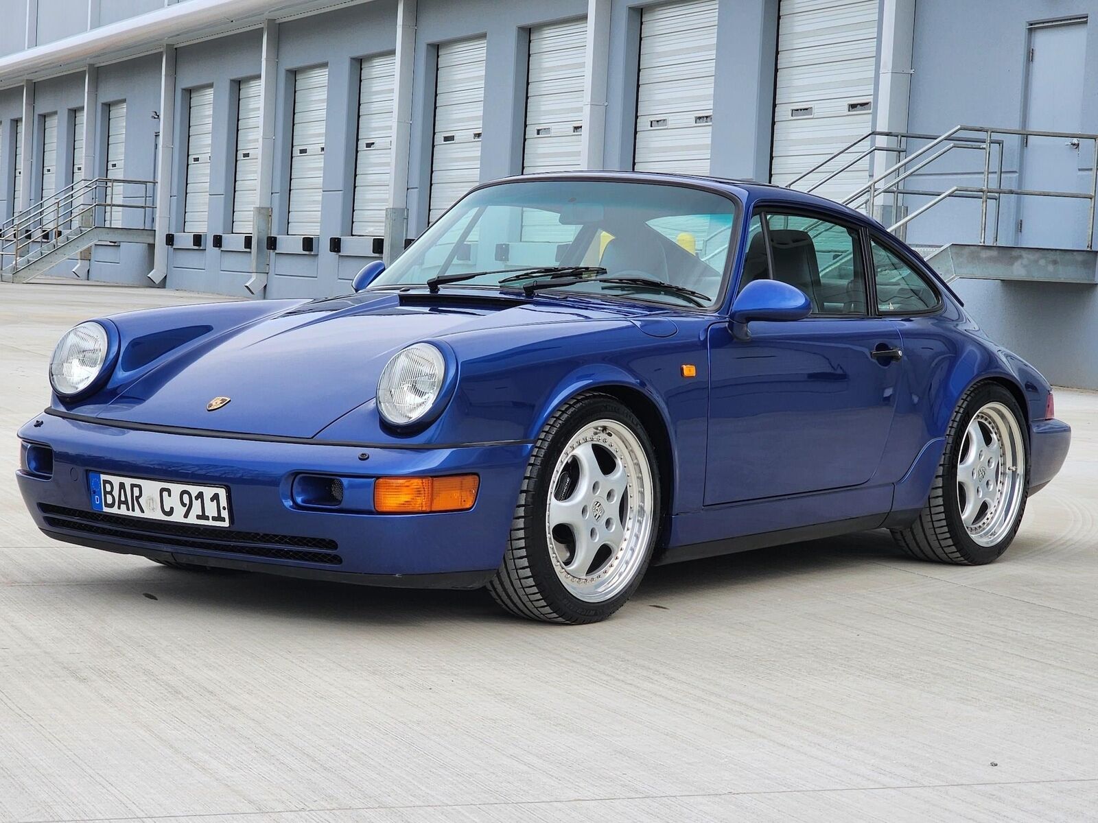 Porsche-911-Coupe-1993-Blue-Black-108240-2