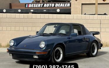 Porsche-911-Targa-41000-MILES-Royal-Blue-Metallic-Cabriolet-1984-Blue-Gray-67393-3