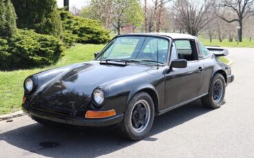 Porsche-911E-Targa-1973-Black-Black-0-1