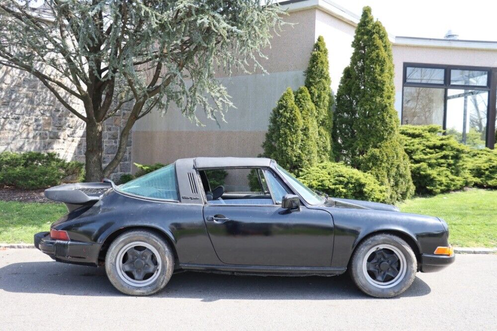 Porsche-911E-Targa-1973-Black-Black-0-2