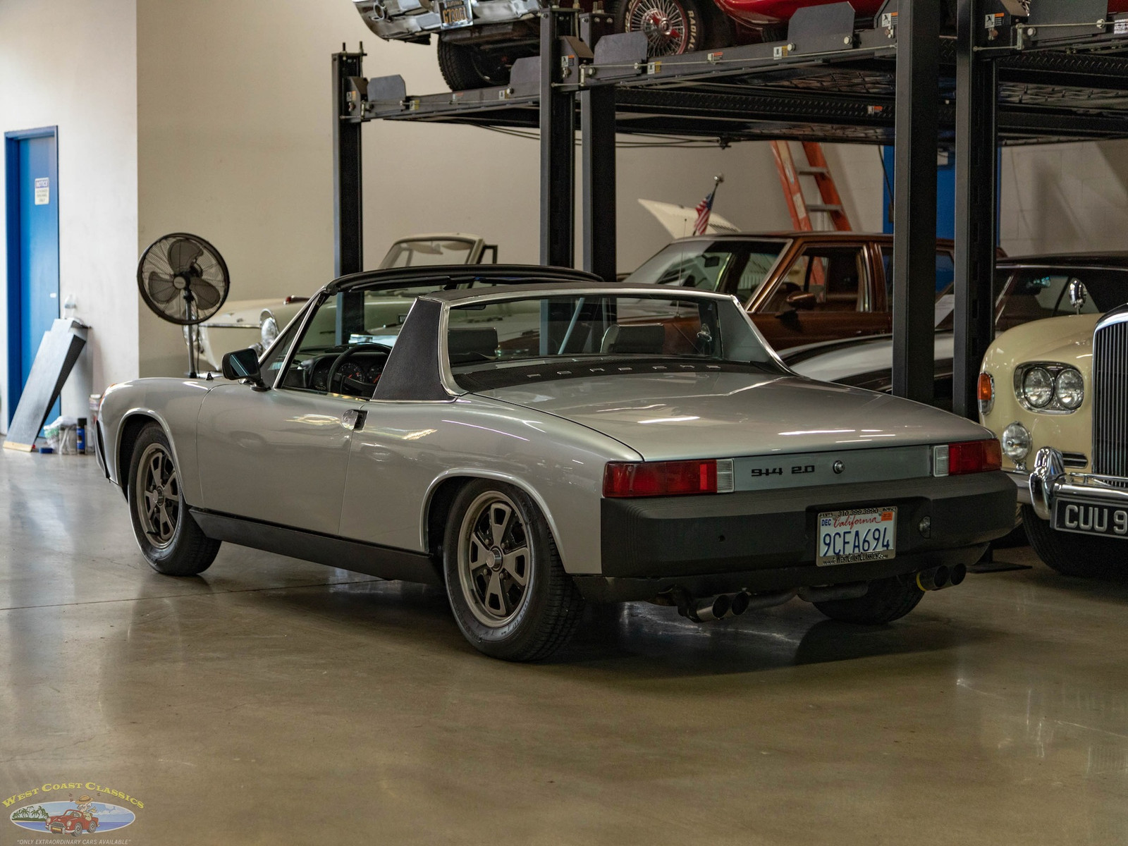 Porsche-914-2.0L-5-spd-Targa-Roadster-Cabriolet-1976-Silver-Black-17598-20