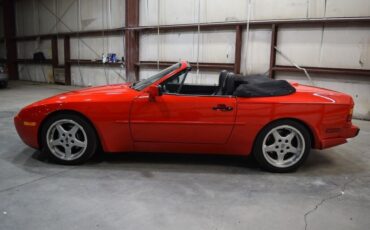 Porsche-944-Cabriolet-1990-Red-Black-90999-1