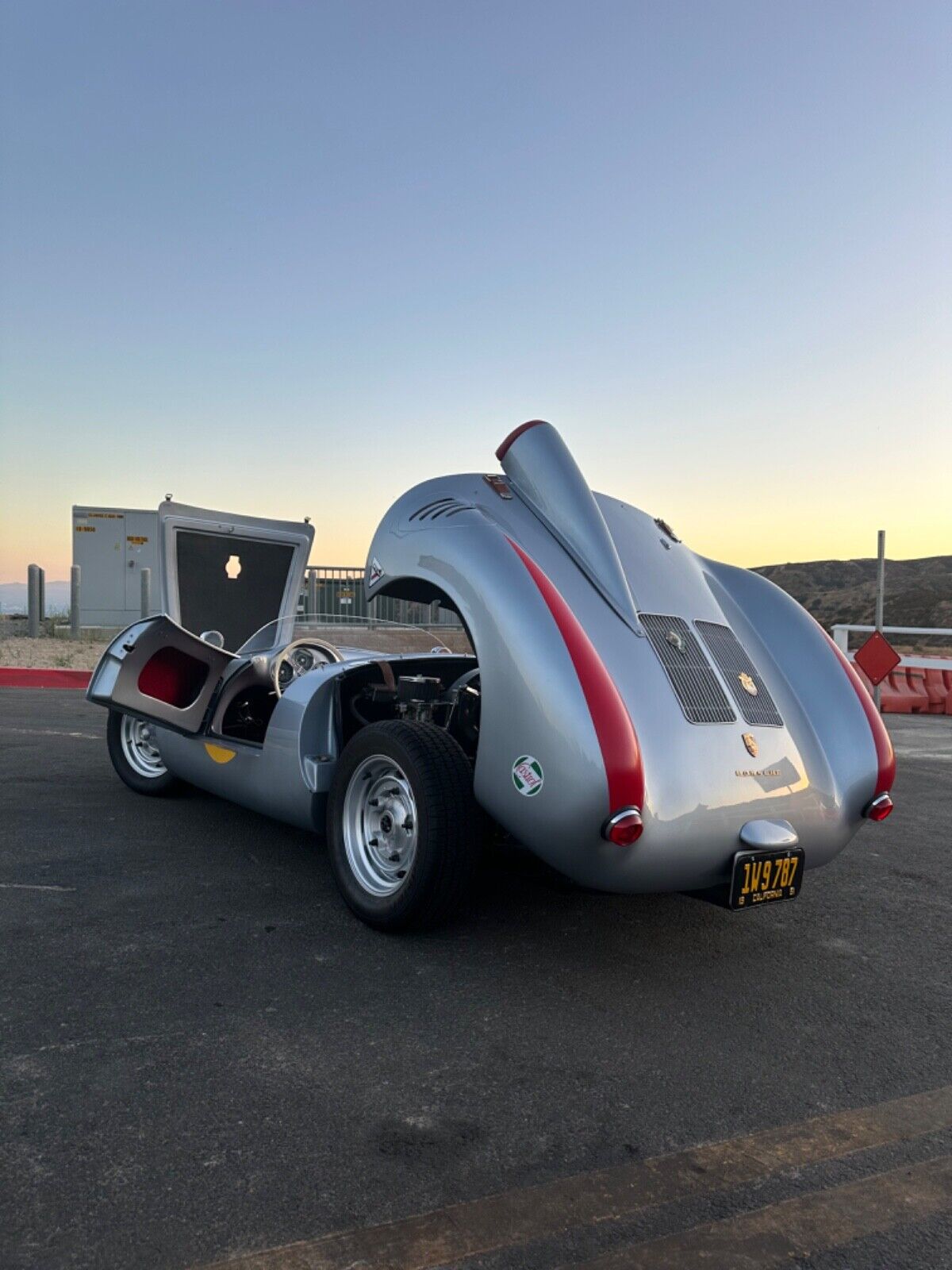 Porsche-Other-Cabriolet-1955-Silver-Red-6116-13