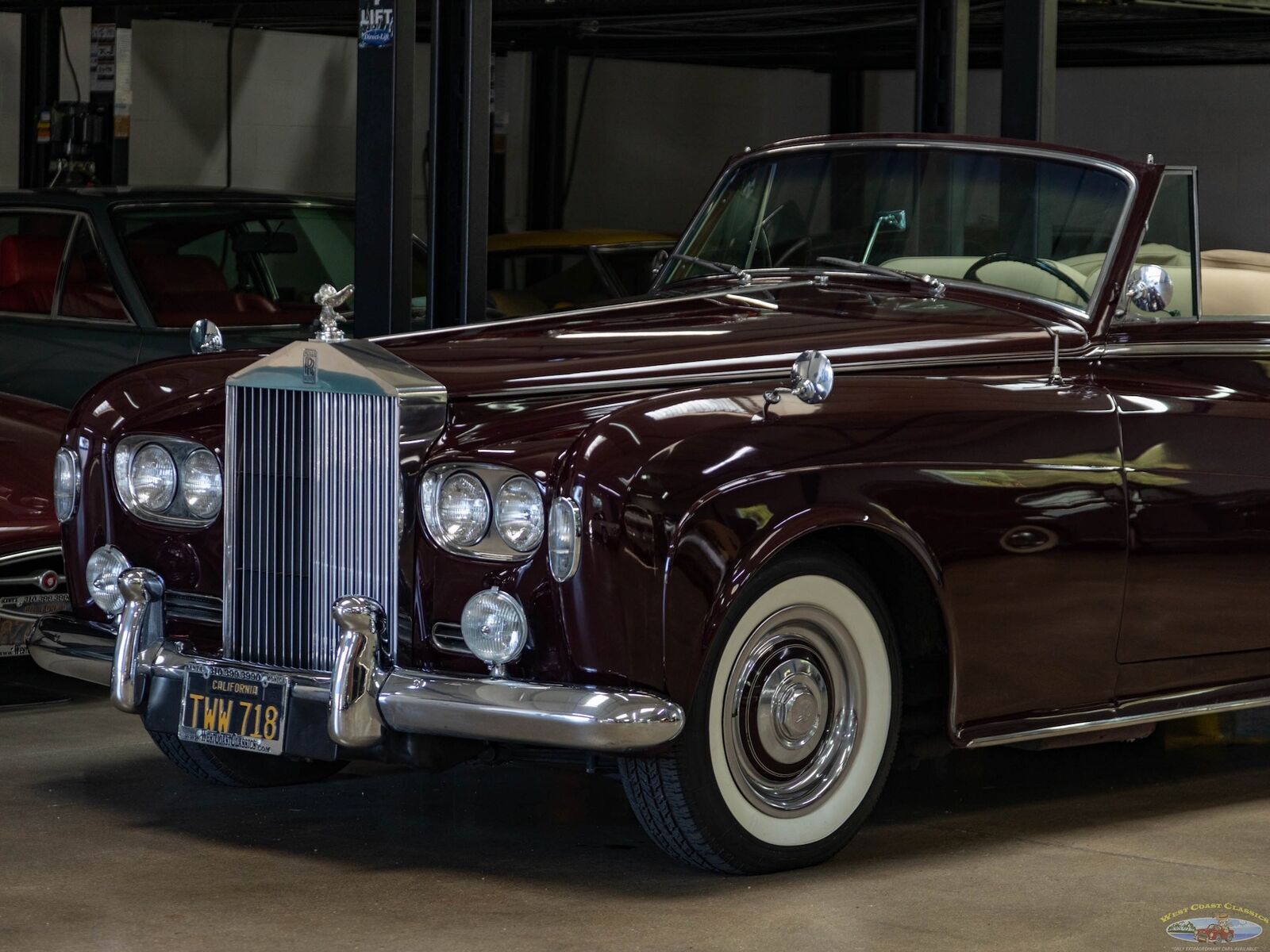 Rolls-Royce-Silver-Cloud-III-Cabriolet-1963-Burgundy-Tan-52157-1