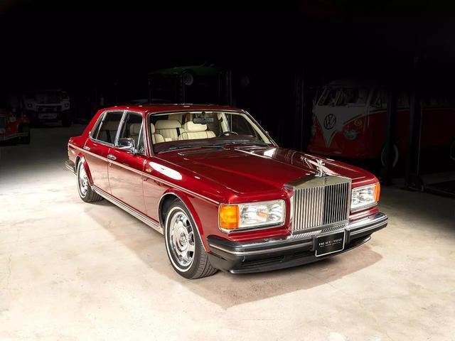 Rolls-Royce-Silver-SpiritSpurDawn-1995-Burgundy-White-144377-2